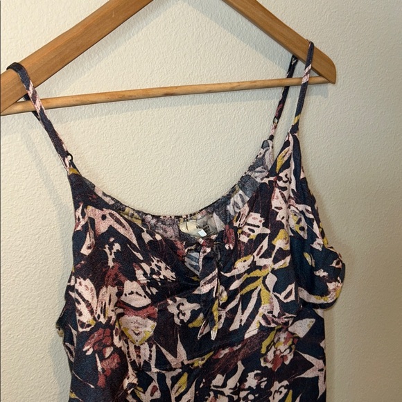 ROXY FLORAL SPAGHETTI STRAP DRESS SIZE 6 - Picture 3 of 4